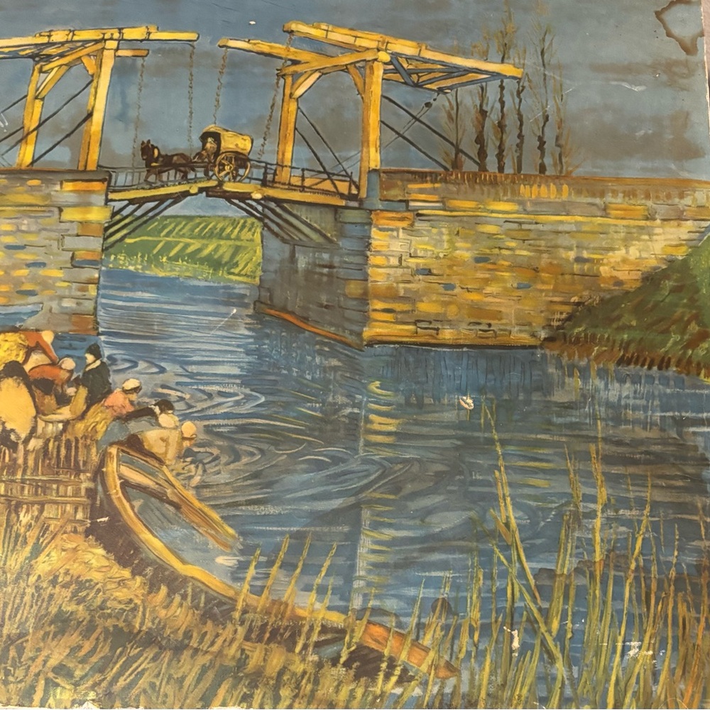 Bridge Art Print - The Draw Bridge At Arles - Picture 3 of 7